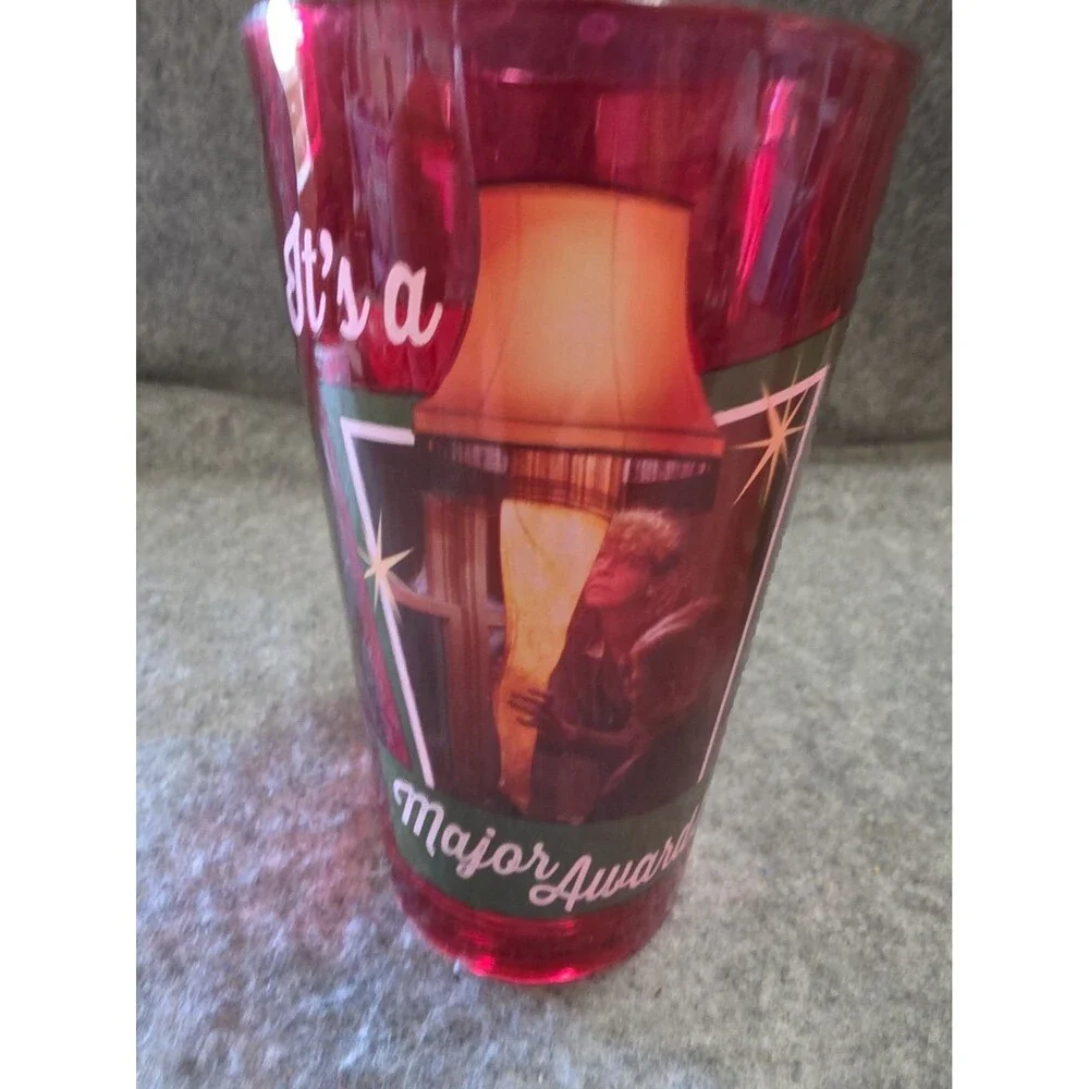 A Christmas Story “Pink Nightmare And Leg Lamp”Drinking Glass 16 Ounces